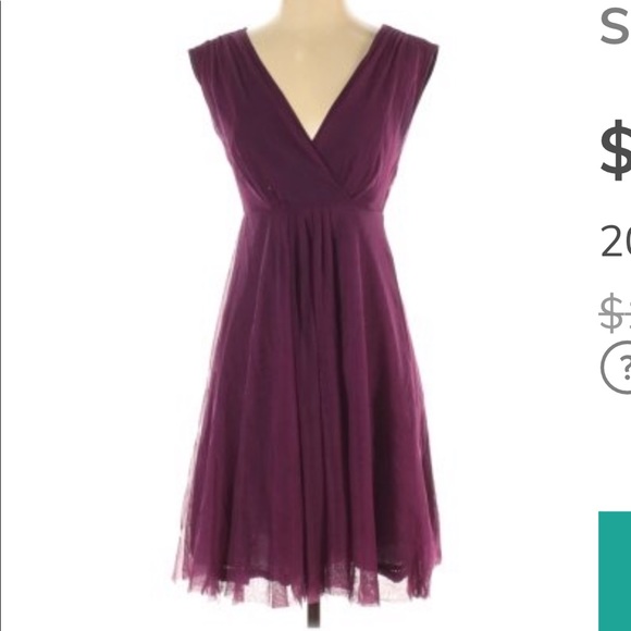 Moulinette Soeurs Dresses & Skirts - Anthropologie Moulinette Soeurs Plum casual dress